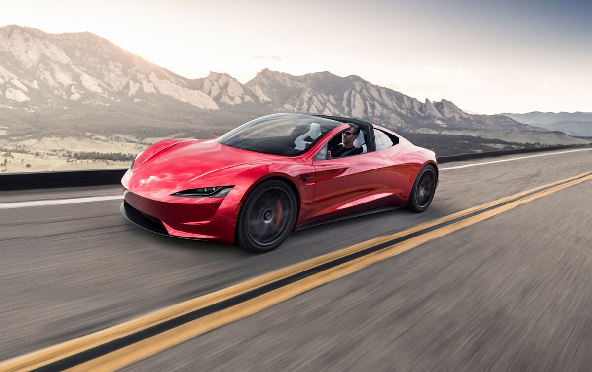 Tesla Roadster ครองตำแหน่ง รถซูเปอร์คาร์ไฟฟ้า ยอดนิยมออนไลน์