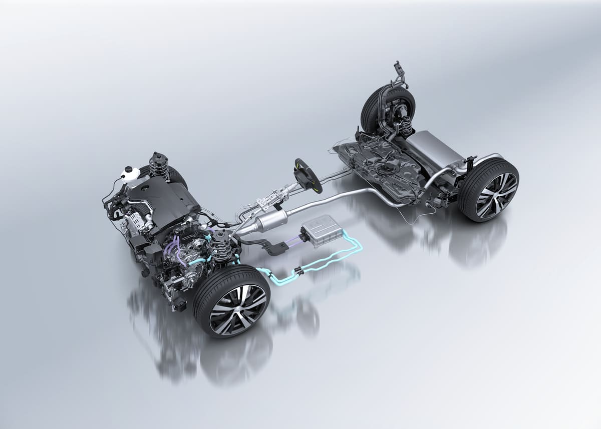 Peugeot plug in store hybrid 5008