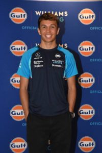 Alex Albon Gulf Oil